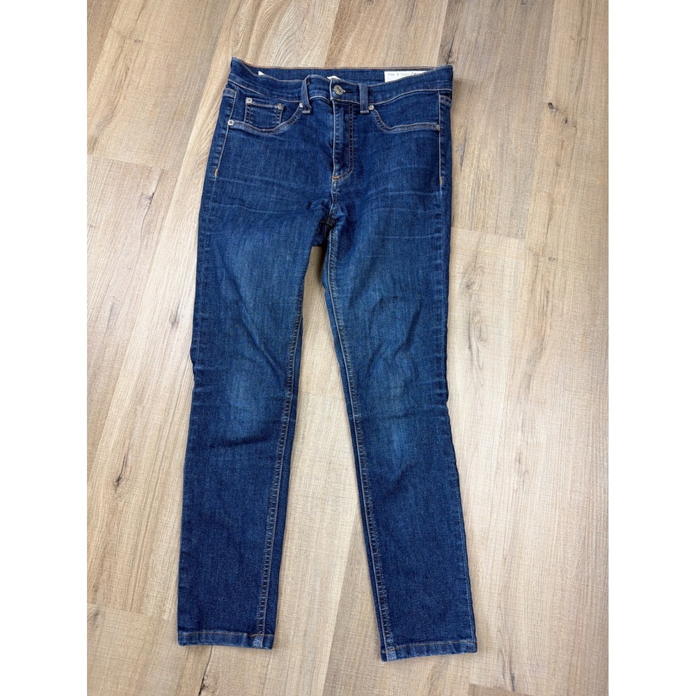 Rag‎ & Bone 10" Skinny Jeans Women's Size 27 Dark Wash Mid Rise Stretch Denim